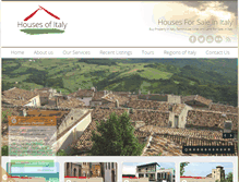Tablet Screenshot of housesofitaly.com